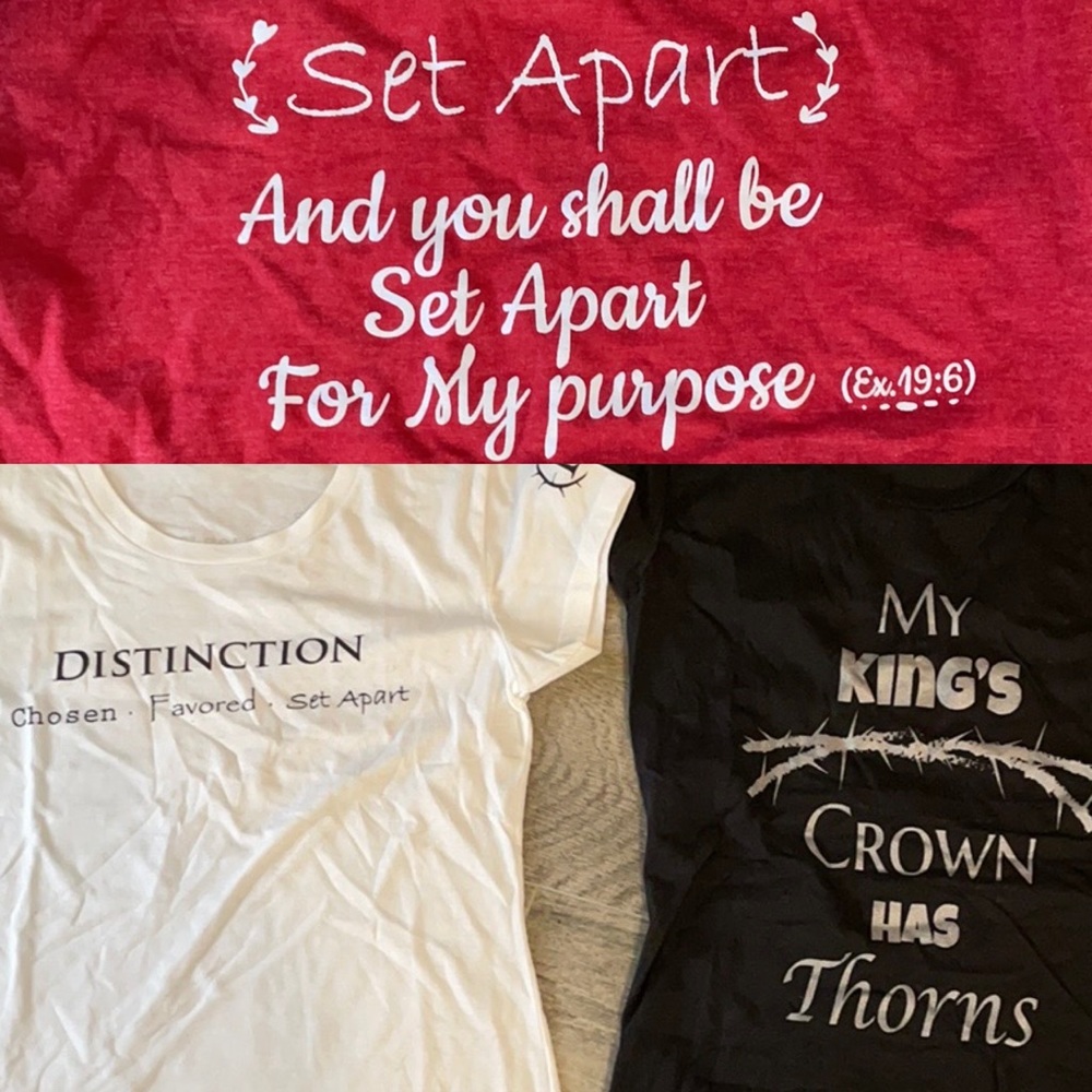 Large WMNs Fit Christian Tee Bundle!